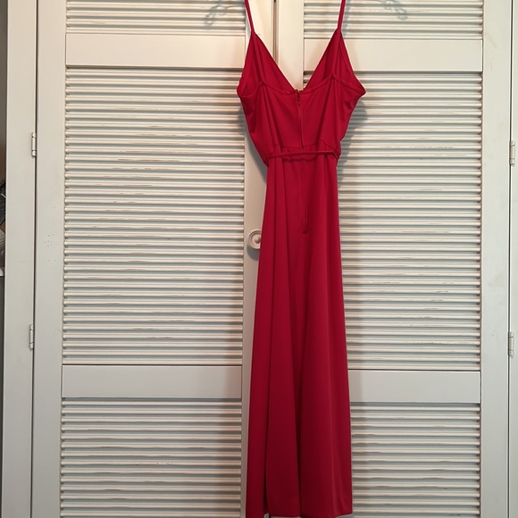 Vintage Red Spaghetti Strap Dress - Picture 2 of 7